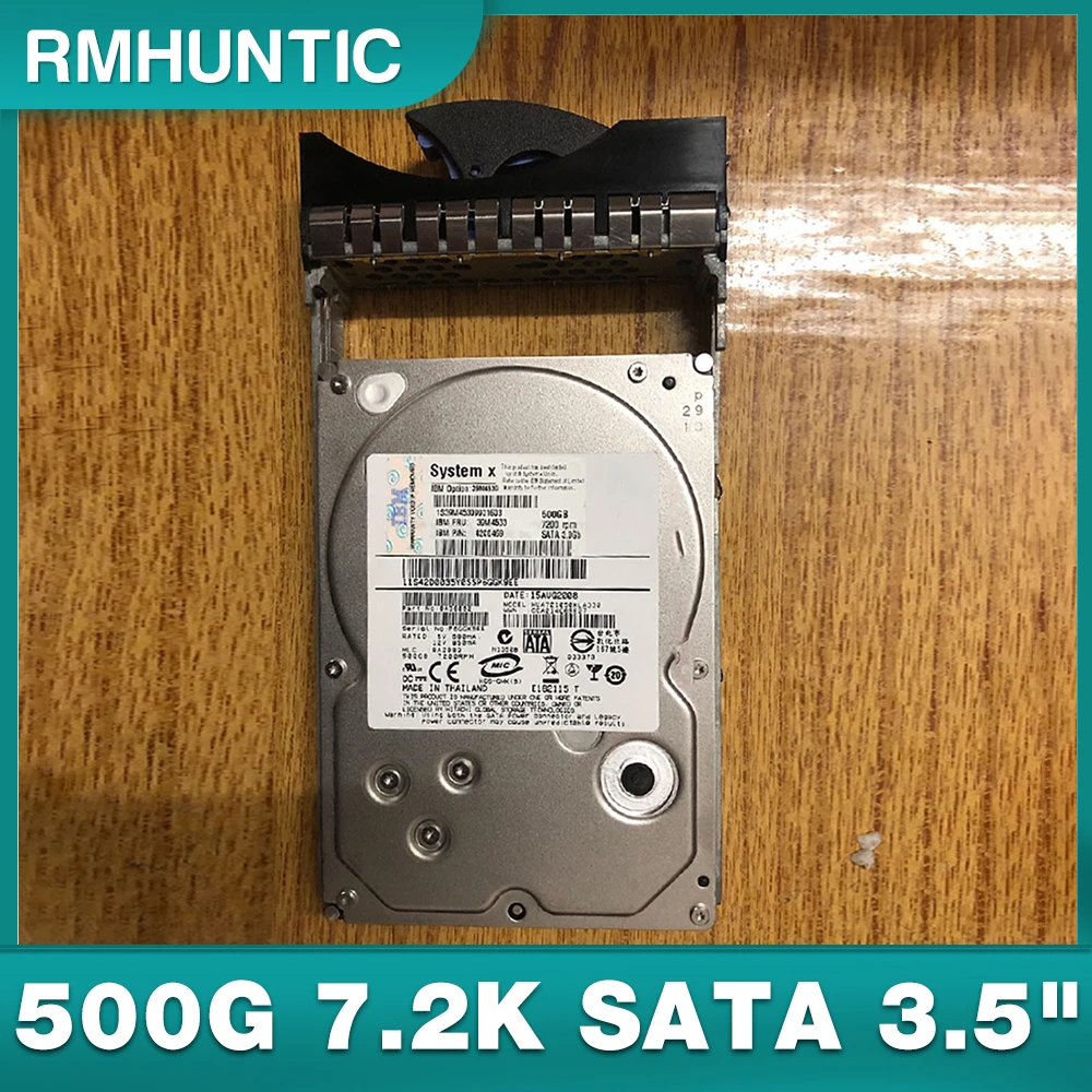 

For IBM FRU Server Hard Disk X3620 X3630 M2 M3 M4 39M4533 500G 7.2K SATA 3.5"
