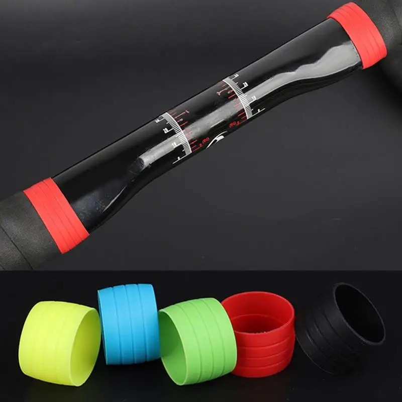 Bike Handlebar Tape Fixing Sleeve Ring Plugs Protective Cover 1Pair