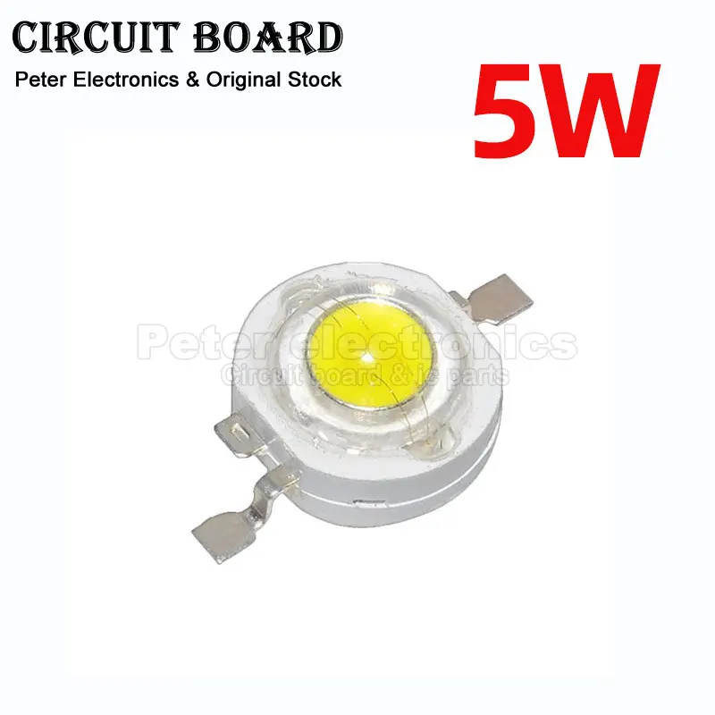 2pcs 5W Bulbs High Power LED Lamp Diodes SMD Full Watt Blubs Spotlight ...