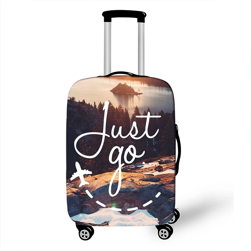 Tropical Beach Luggage Covers Elastic Highway Suitcase Protective Covers for Travel Accessories Anti-dust Trolley Case Cover 2