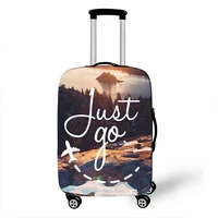 Tropical Beach Luggage Covers Elastic Highway Suitcase Protective Covers for Travel Accessories Anti-dust Trolley Case Cover 2