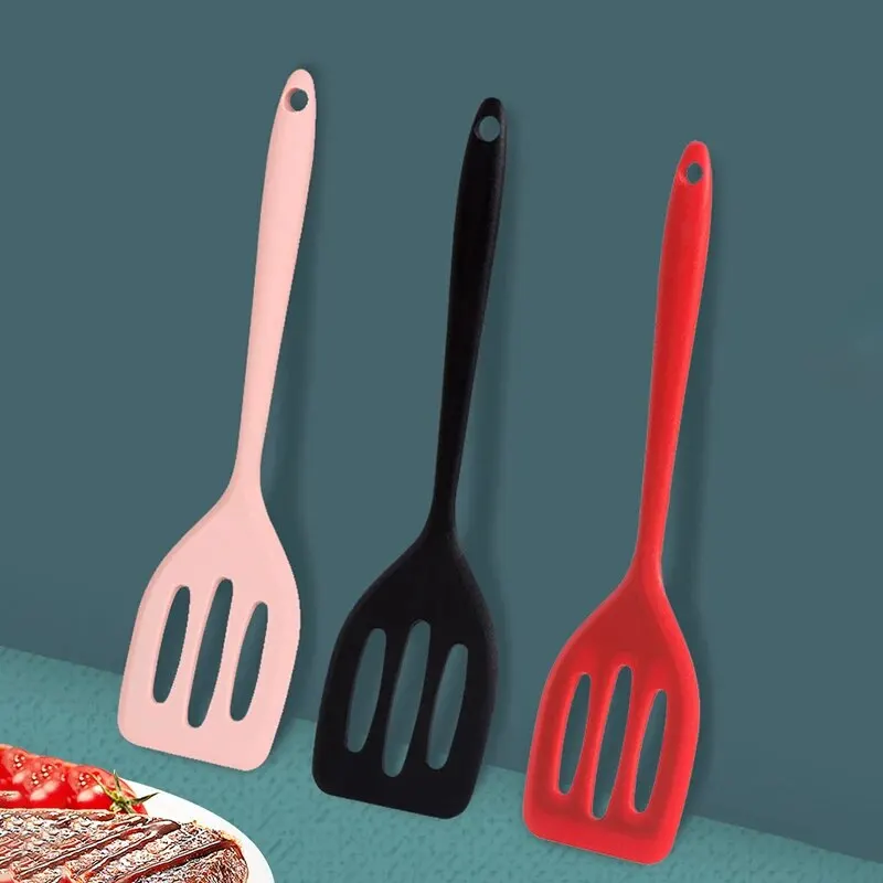Small Silicone Dpatula Heat-resistant and Non Stick Pan Frying Spatula Flat Bottom Pan Spatula Kitchen Tool Small Silicone Dpatula Heat-resistant and Non Stick Pan Frying Spatula Flat Bottom Pan Spatula Kitchen Tool