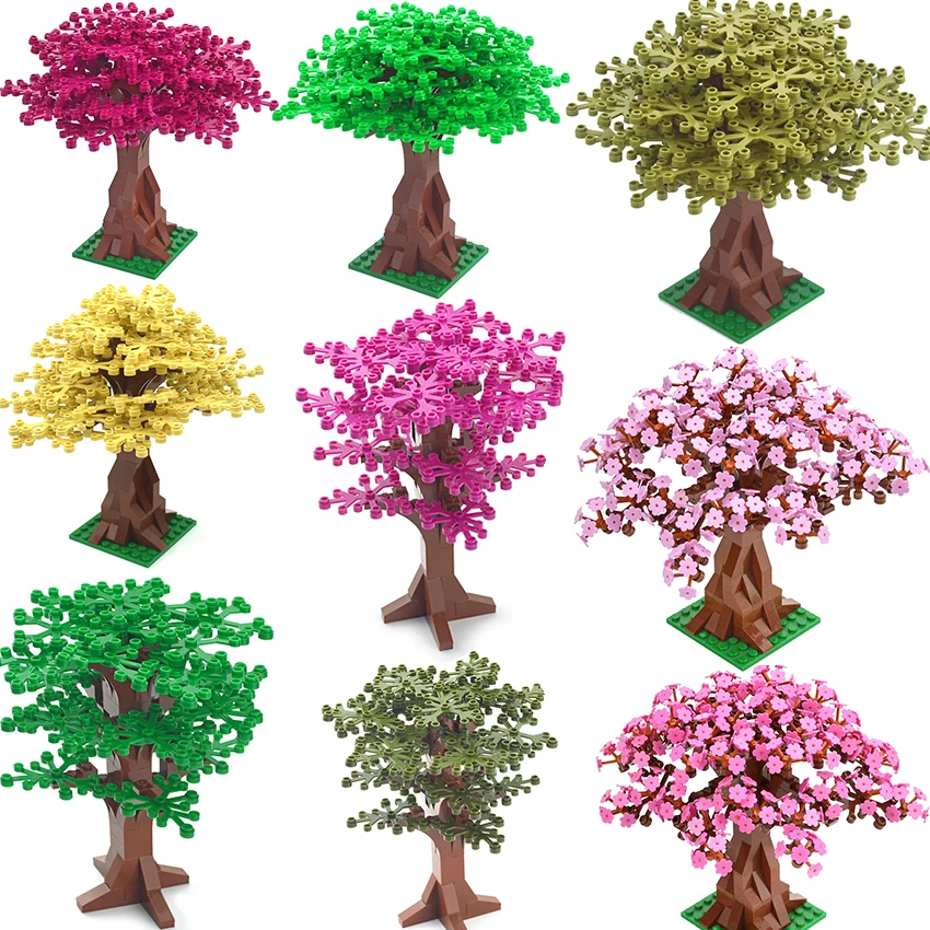 Building Blocks Tree Blocks Bricks Tree Kid Toys Moc Building Blocks Educational