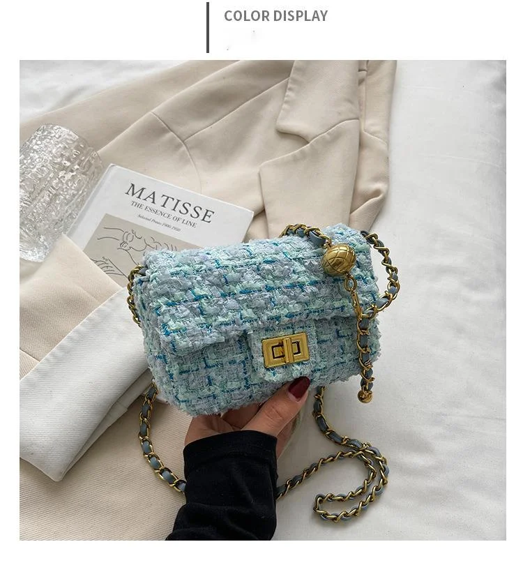 Nuovo vento profumato di lana autunno inverno nuova mini borsa a tracolla a forma di canapa e cotone da donna carina_voghion.com