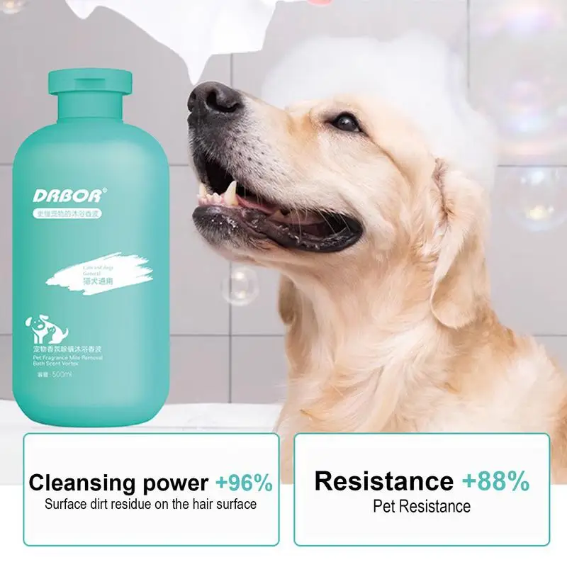 

500ml Pet Shampoo Dog Body Wash Liquid Bath Wash Liquid Fragrance Body Wash Dense Foaming Liquid Shampoo Moisturizing for pet