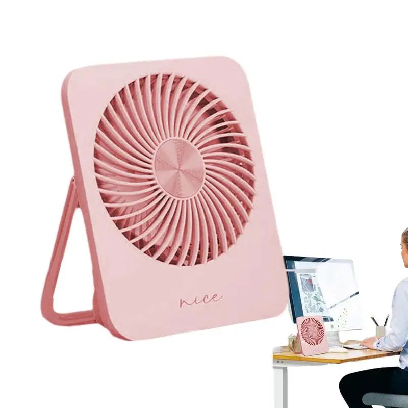 

Mini Desk Fan 3 Speeds Quiet Fan Desktop Fan Personal Fan Wall Fan Silent Fan USB Rechargeable Fan For Outdoor Bedroom Home