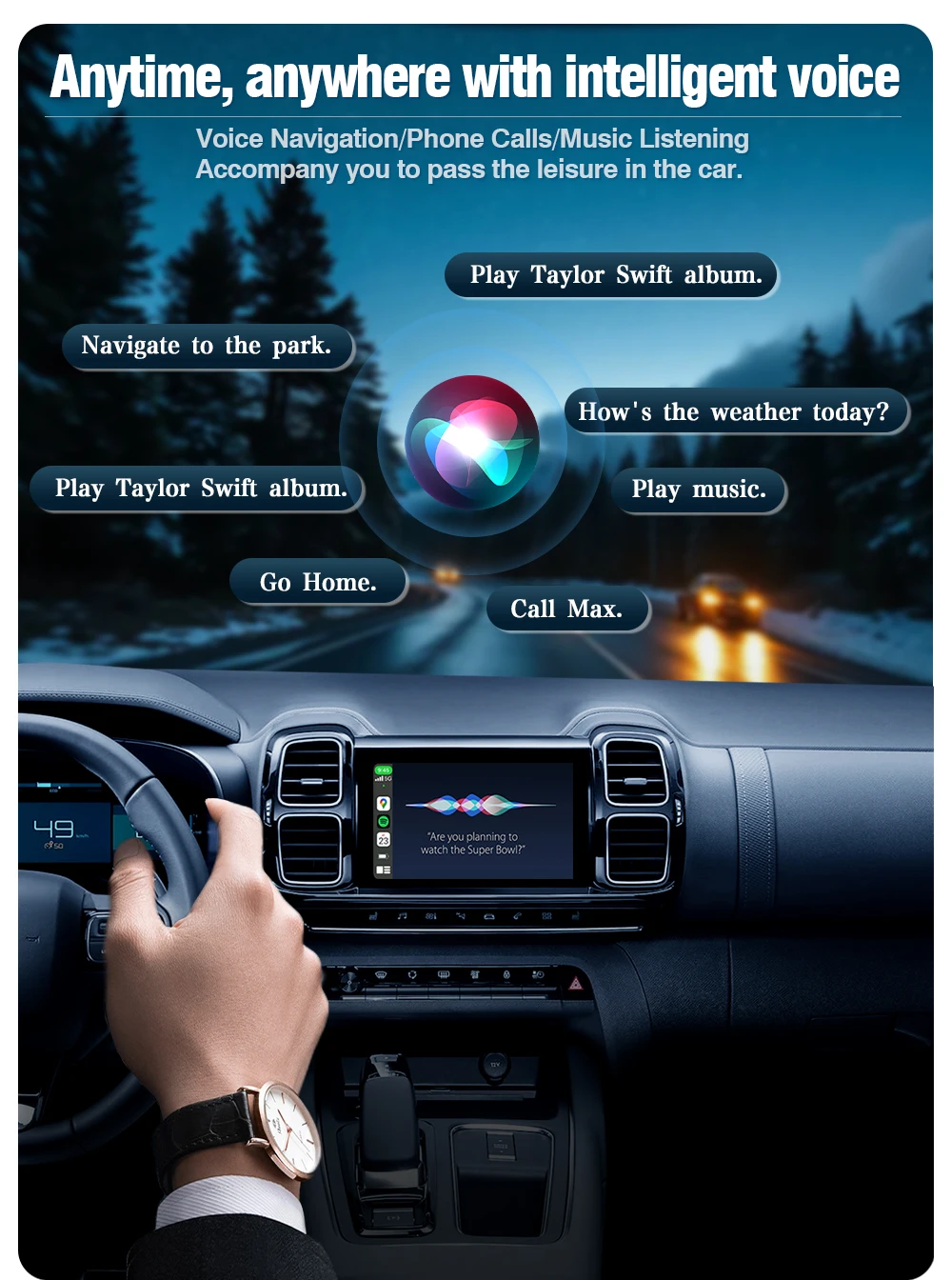 Autotop Wireless Carplay Android Auto for Peugeot Citroen Ds Opel Proace Nac Rcc V850 Retrofit Kit with Mirror Link Airplay Gps
