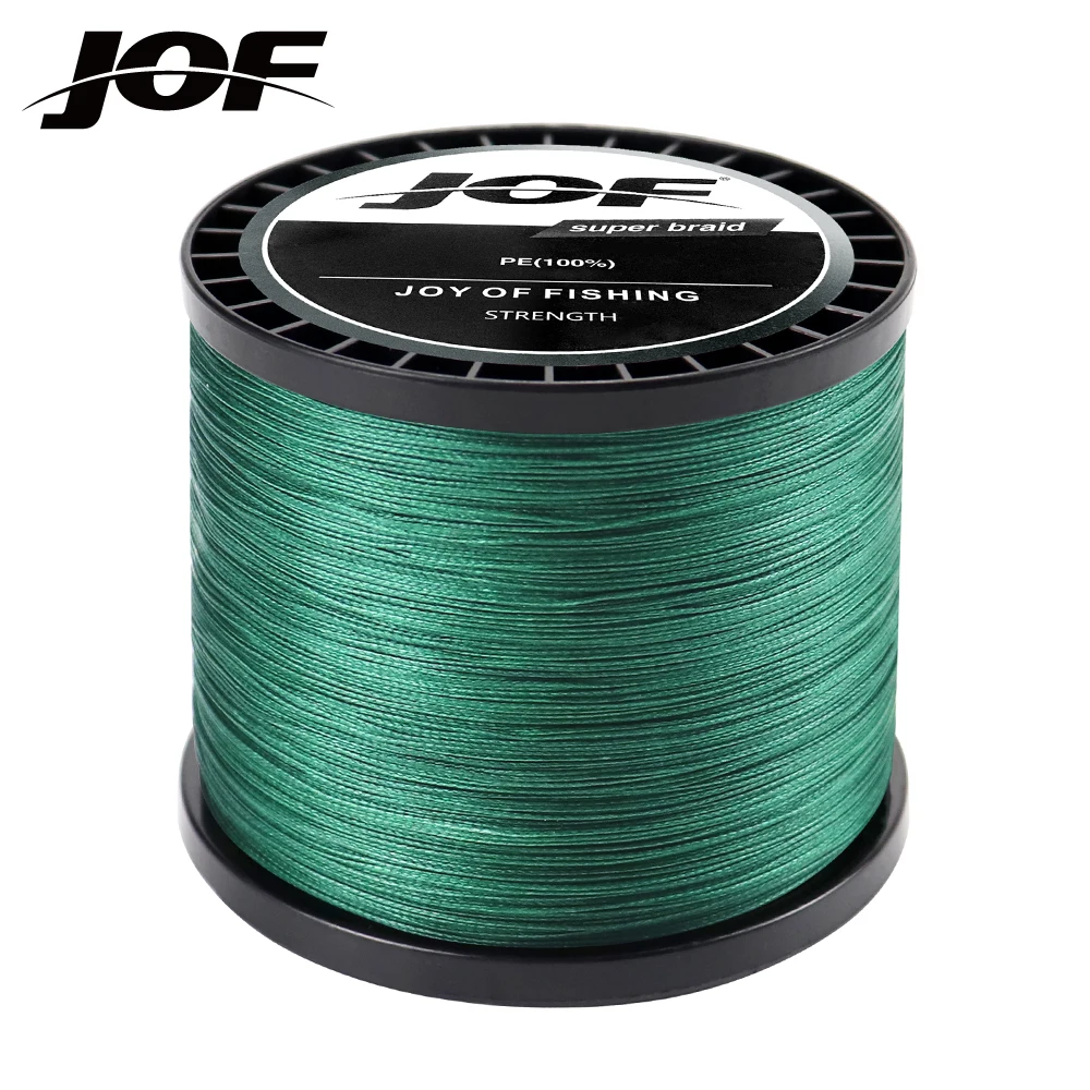 

JOF PE Braided Fishing Line 300M 500M 1000M 8 Strands 4 Strands Multifilament Fishing Line Carp Fishing Wire 18-88LB