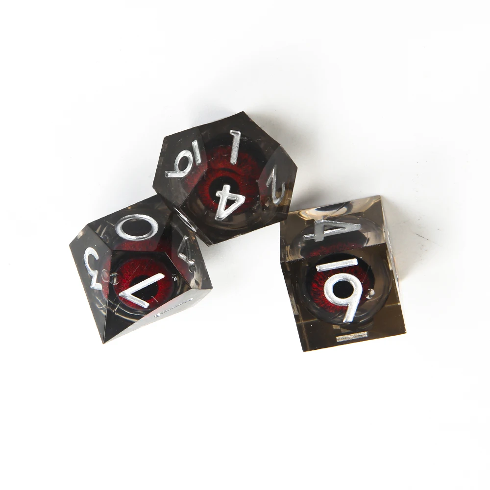 DND Liquid Core D&D Dice Set Detail