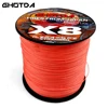 Ghotda Colorful Japanese Braided Fishing Line 0.14-0.5m Multifilament Carp Fishing Line 8 Strands 100m 300m 500m 1000m 3