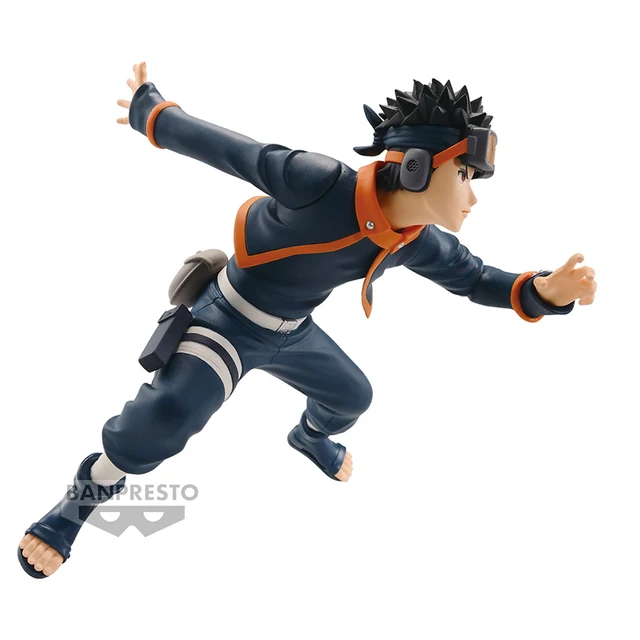 Banpresto-NarAAShippuden Uchiha Obito Hatake Kakashi PVC Action Figure, Anime Figurine, Modèle Jouets à Collectionner, Original, 120mm 5