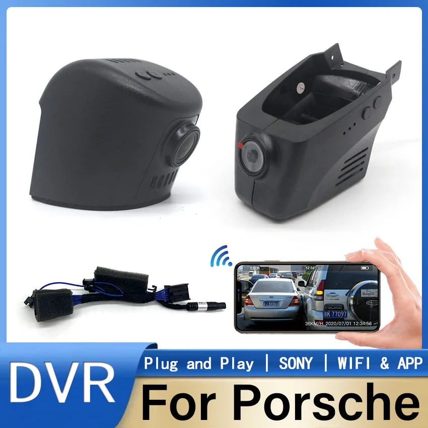 Dash Camera Per Porsche Cayenne Panamera Macan Taycan Cayman,Plug And Play Car Dvr Per Porsche 911/911 Turbo,Boxster/718 Boxster