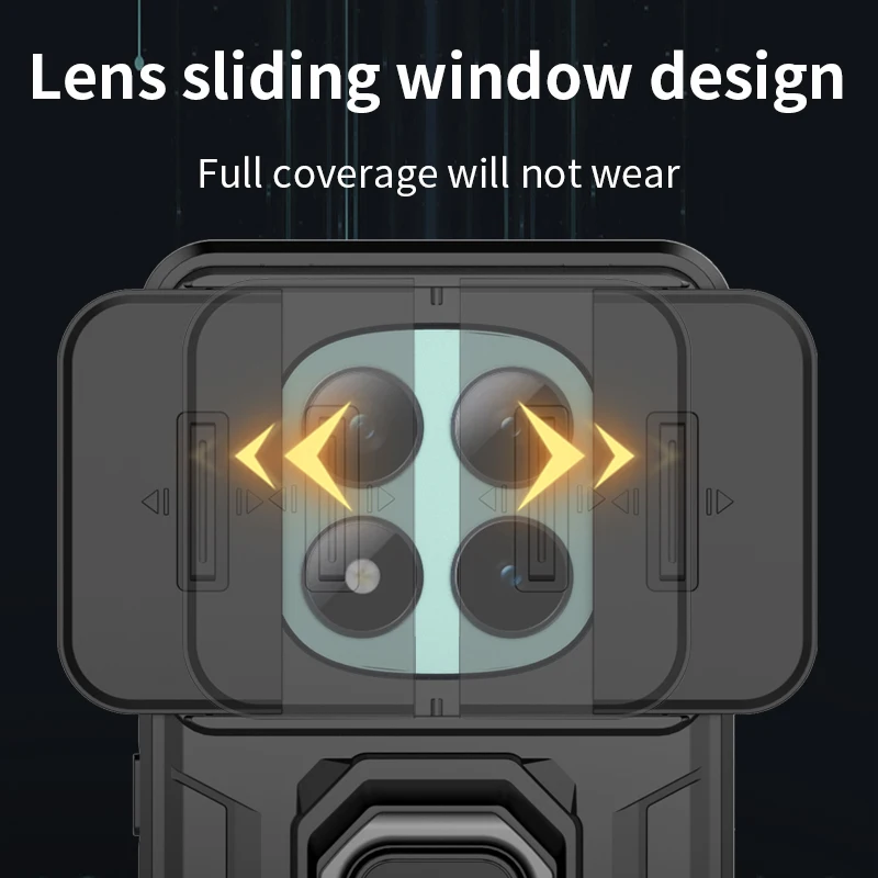 Armor Slide Camera Lens Protection Phone Case - Durable Phone Accessories