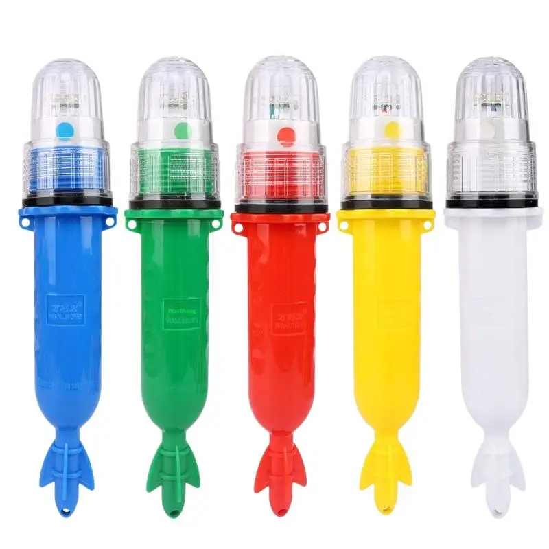Enhanced Underwater LED Fishing Signal Light: Waterproof Torpedo Blinker