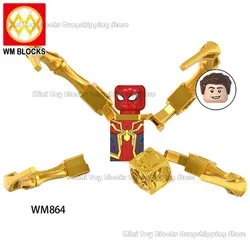 WM864 WM705 WM2335 G0120 Disney Buliding Blocks Super Hero Mini Action Toy Figures Assembly Toys Dolls Kid Birthday Gift