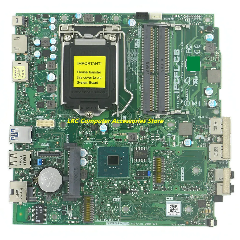 

New For Dell OptiPlex 3060 MFF Motherboard CN-0NV0M7 0NV0M7 NV0M7 LGA1151 DDR4 IPCFL-CG Mainboard 100%Tested