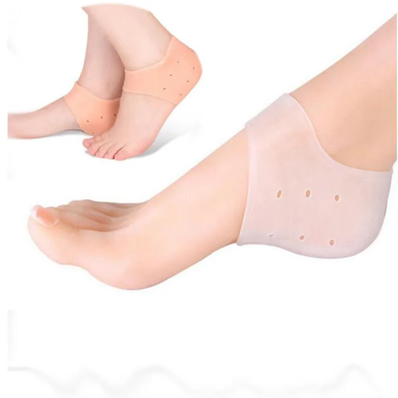 Shoe Insoles Heel Cushion Insole Heel Insoles Heel Cushion Protector Heel Protector Patches Heel Protector Pads Heel Socks Heel Protector 2Pc Insoles Foot Heel Anti Cracking Anti-slip Moisturizing Cushion Silicone Protector Heel Socks Foot Care Protective Pads