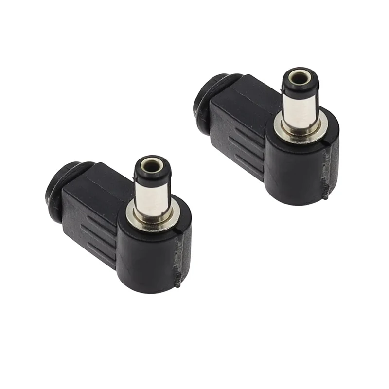 DC plug 1pc 5.5*2.5mm 90 degree elbow DC power plug wiring assembly welding wire