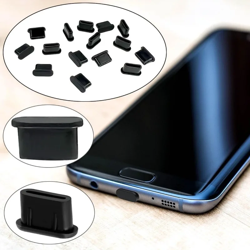 รูปสินค้า ซิลิโคนป้องกันฝุ่น USB-C สำหรับ iPhone 16 และ Android