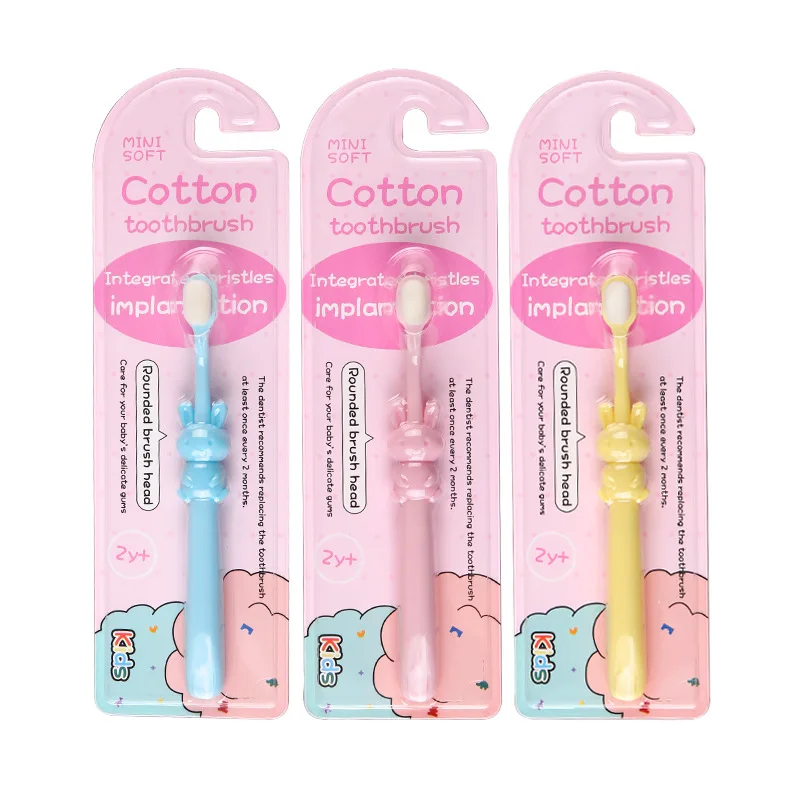 Baby Soft Toothbrush Children Toothbrush Cartoon Handle Oral Care Healthy Children Baby Items New