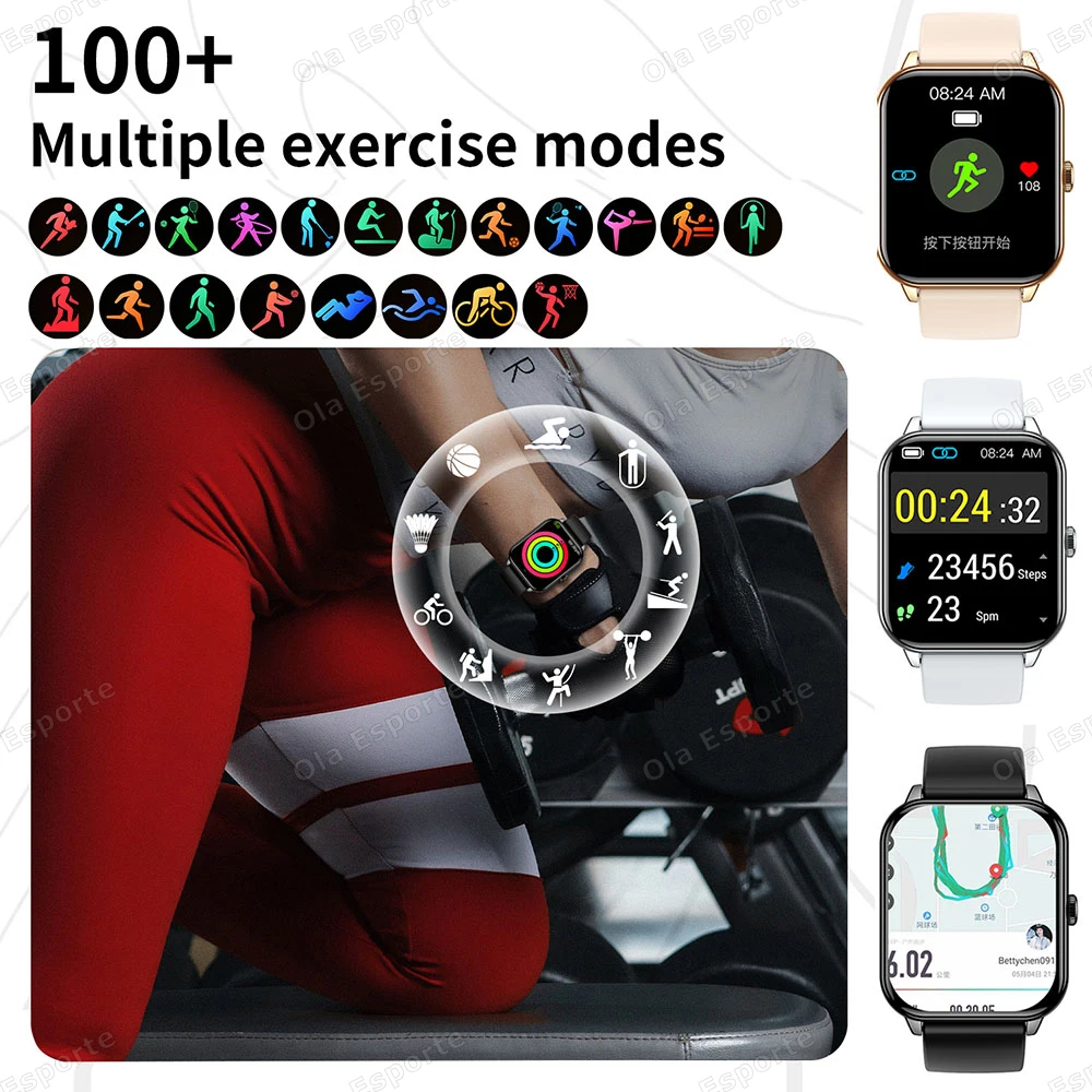 New Digital Smart Watch Heart Monitor BT Call Smartwatch 2025 Android Electronic Sports Watches for Man Woman Fitness Trackeri