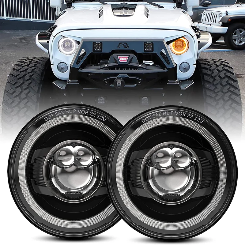 

Передние фары 7 дюймов для Nissan патруль Y60 Hummer H1 & H2 Lada 4X4 DOT Approved