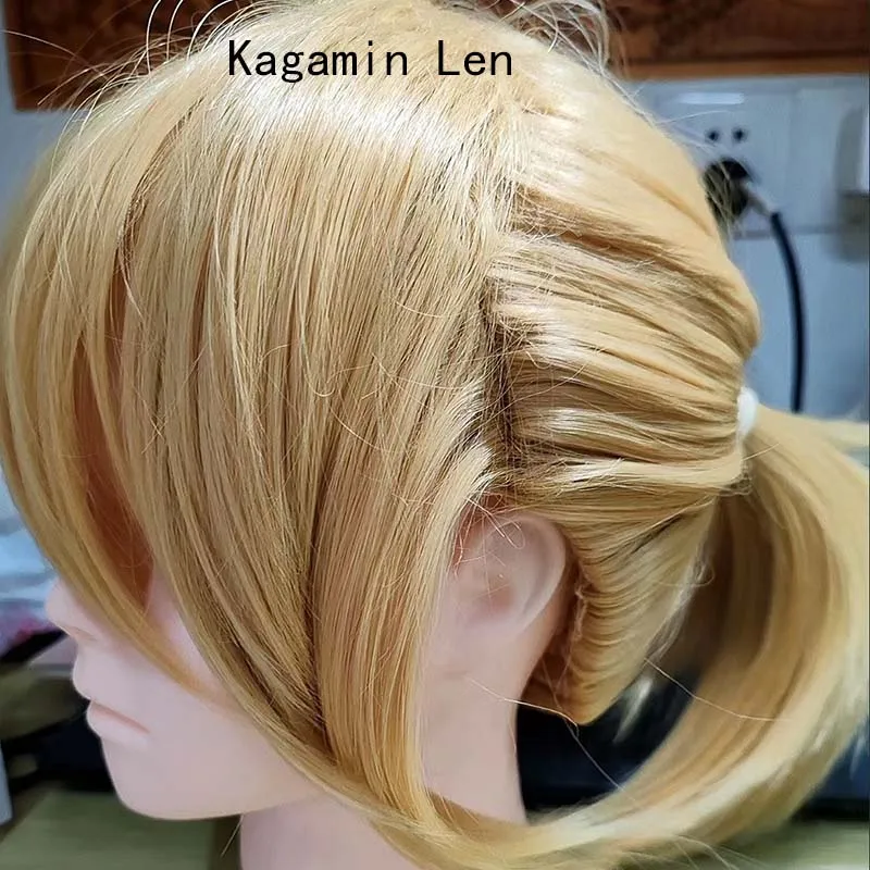 Cosplay Wig with Rose Net - Heat-Resistant Synthetic Anime Hair
