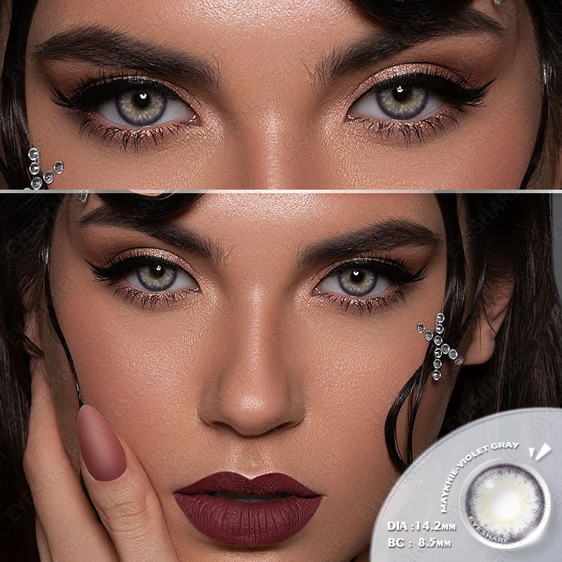 Eyeshare 1pair Natural Color Contact Lenses Color Contact Lenses For