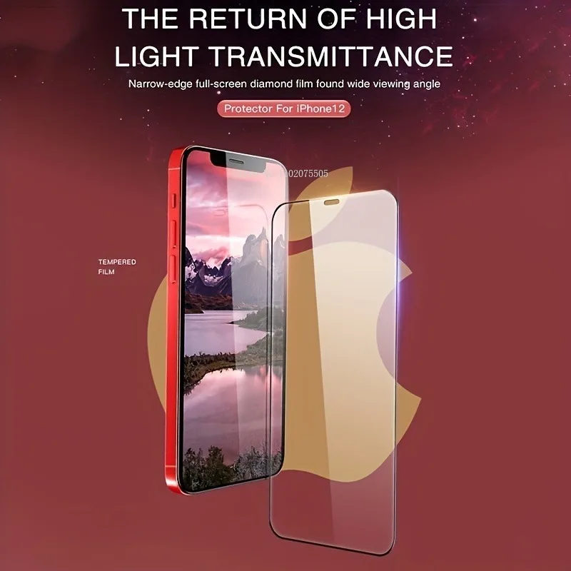 

2 шт., прозрачное защитное стекло HD для iPhone 11 Pro Max 12 13 Mini 14 Pro 15 Plus XR XS Max 7 8Plus