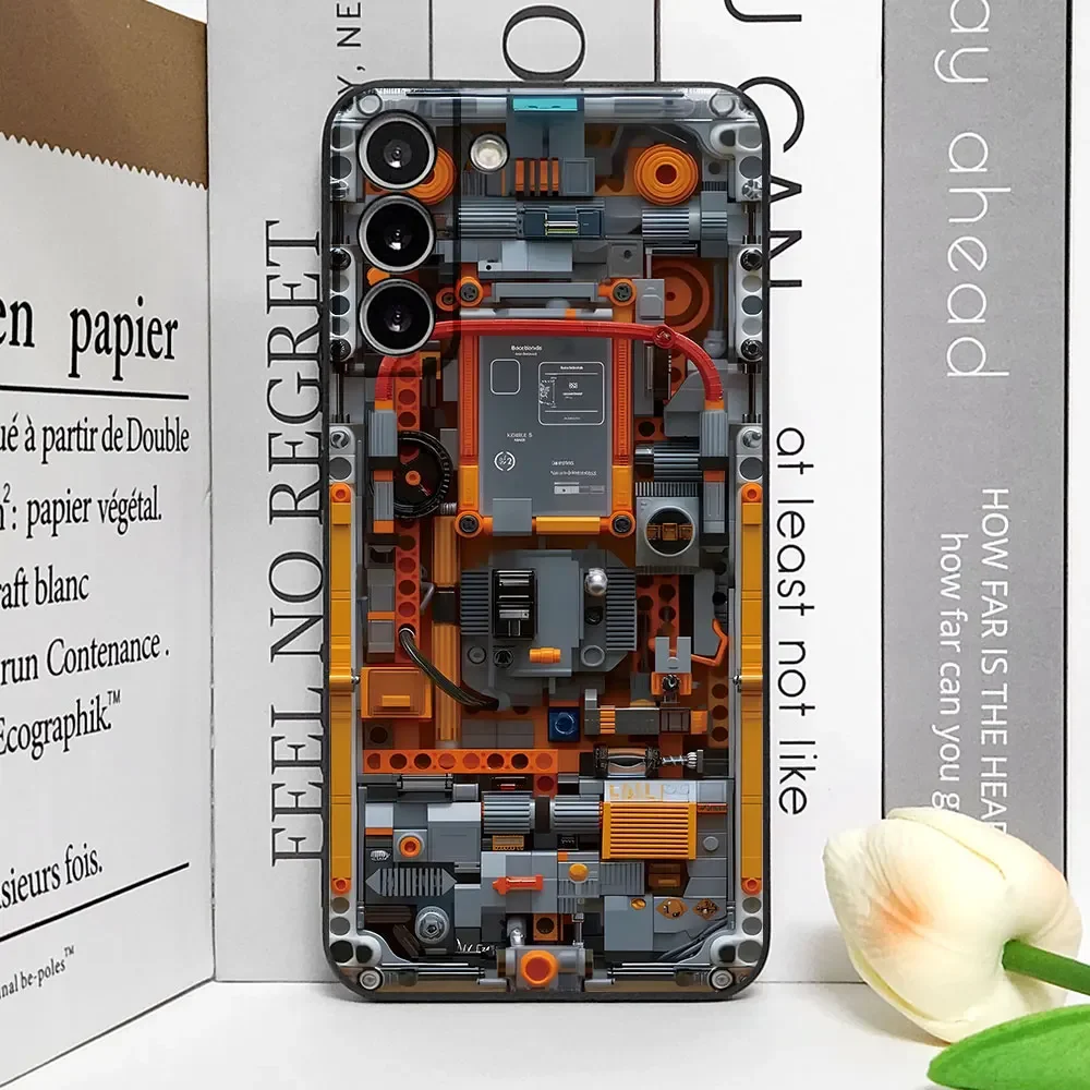 Advanced Circuit Board Pattern Phone Case - Soft Cover Art Design