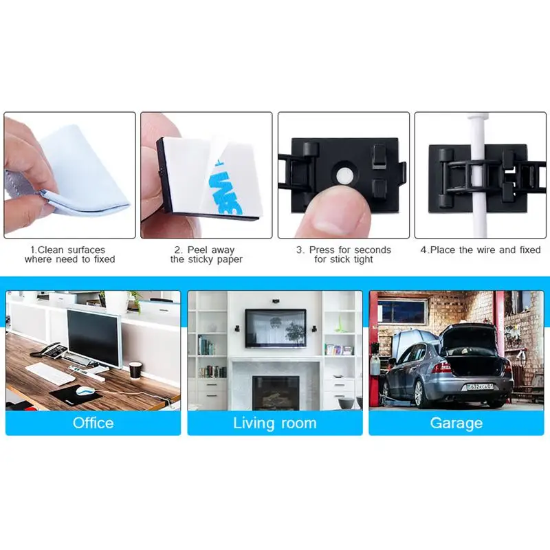 소형 타이 다운 스트랩 나일론 타이 다운 래싱 스트랩, 뒷면 접착 코드, 정리 ..