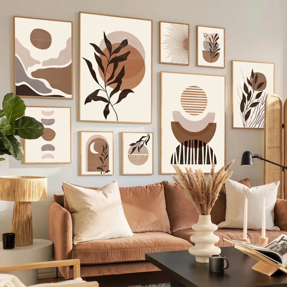 Tan and White Wall Art: The Perfect Neutral Statement for Modern Interiors, image size:920x920