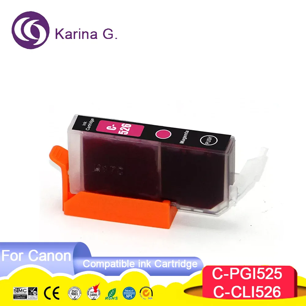 Compatible for PGI525 CLI526 PGI-525 PGI 525 ink cartridge for PIXMA MG6150 MG