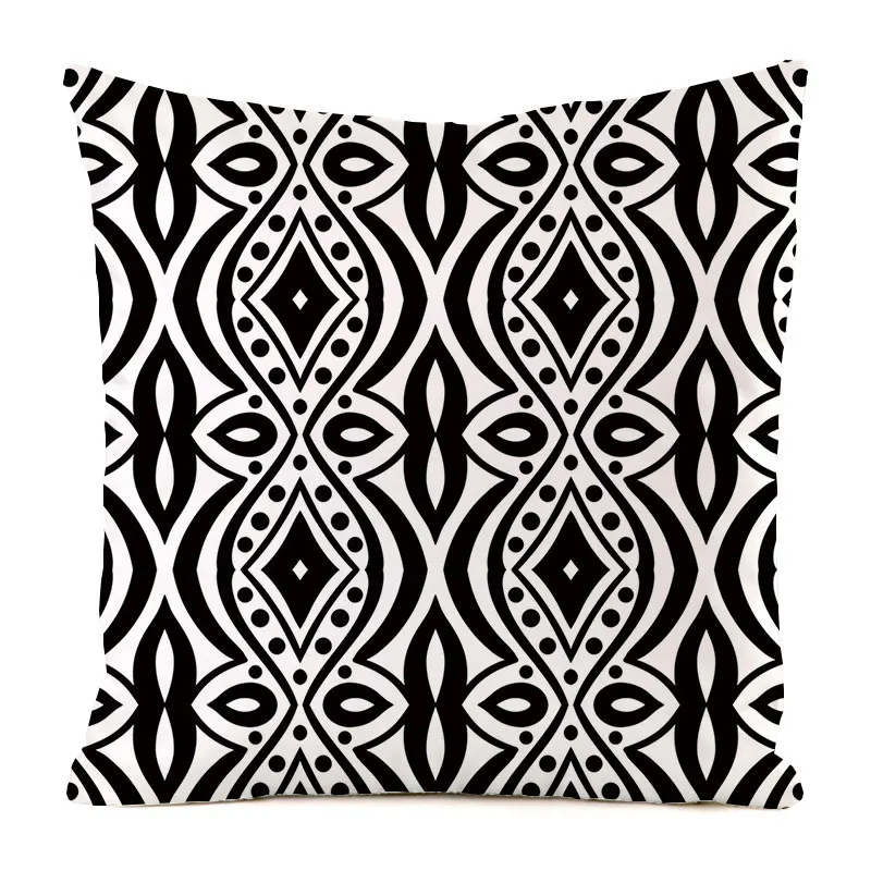 Colored Circular Digital Print Plush Pillow Cover 2