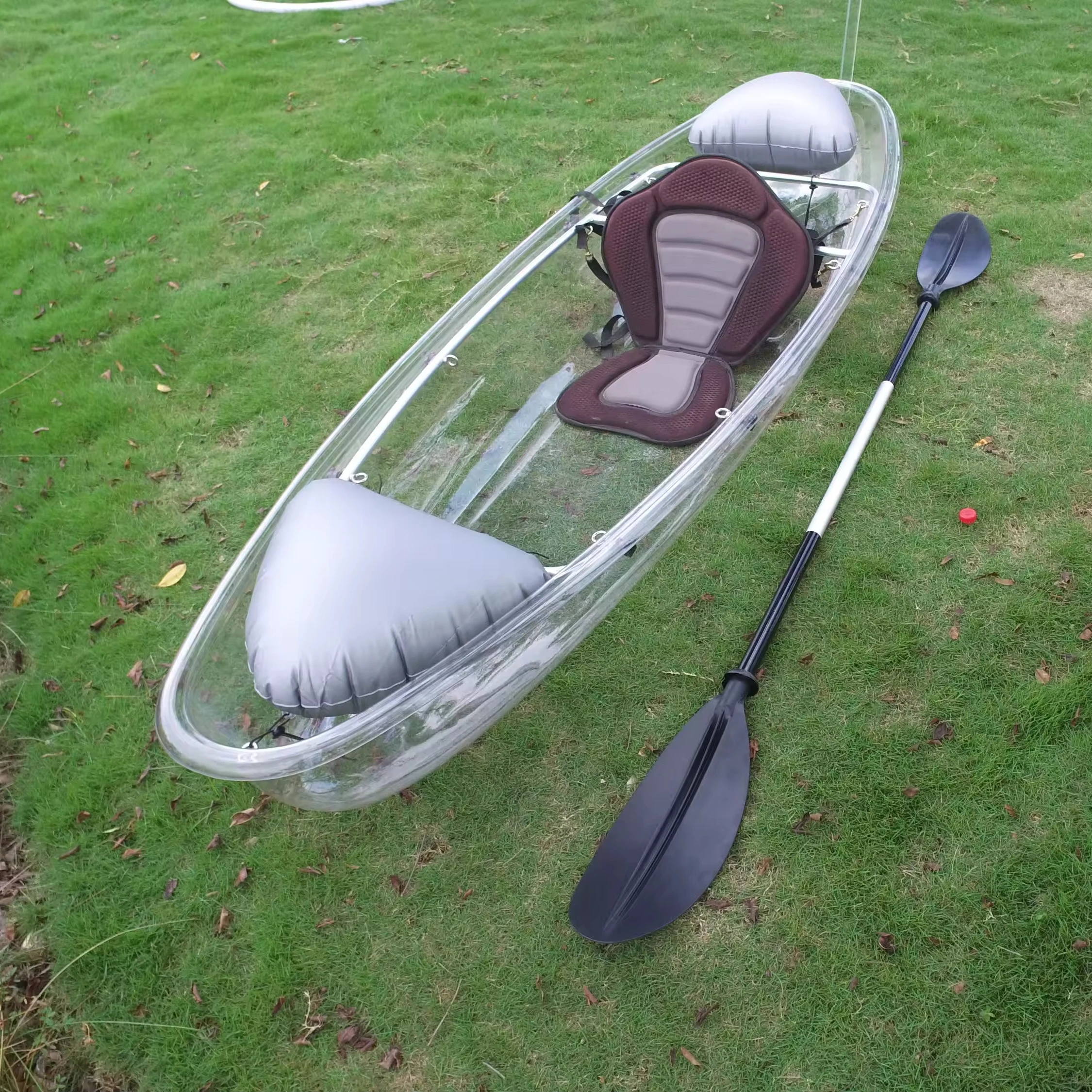 Wholesale Crystal clear Kayak Transparent Rowing Boat 11ft 2 Person ...