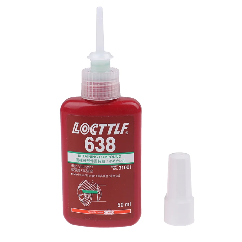 638 고정 복합 스레드 로커 접착제, 다목적 용도, 50ml