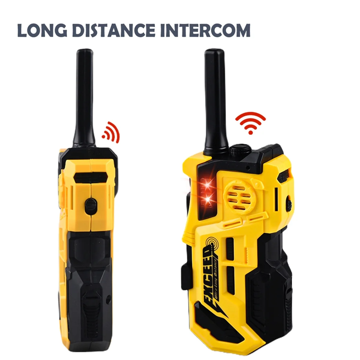 BAAU Kids Walkie Talkies, Electronic Long Range Talkies Toys 2 Way Radio Toy with Light,for Outdoor Sports Camping Climbing