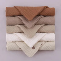 5PCS Soft Absorbent Gauze Cotton Baby Towels Wipe Face Cloths Towel Face Handkerchief Baby Bathing Feeding Washcloth 1