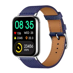 Premium Leather Loop Strap - Stylish Wristband Bracelet - Watch 5 - 4 - 8pro - 9pro (RoyalU)