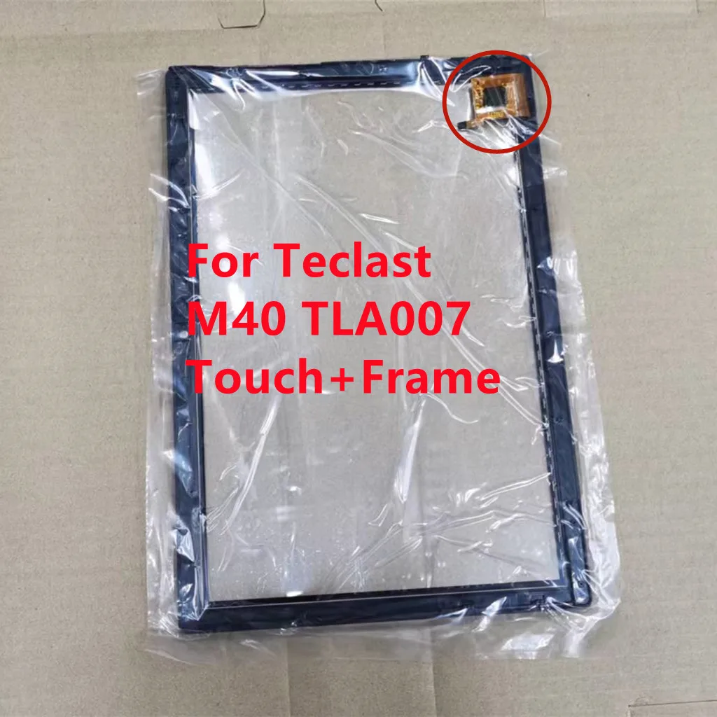 Touch Screen Digitizer Painel Sensor de Vidro com Moldura 100 Testado Teclast M40 Tla007 M40 Pro 10.1 in Original Novo