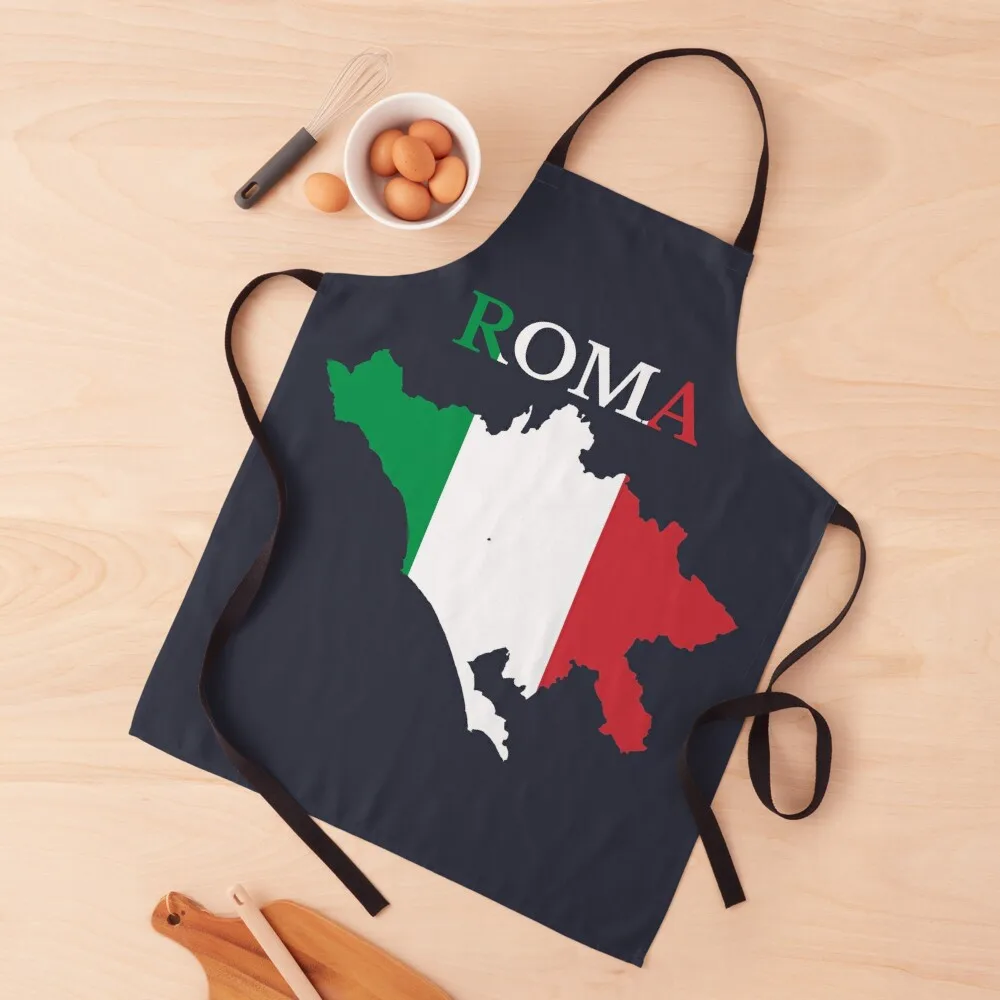

Rome Province Map, Italy, Italian Province. Apron Women Kitchen Apron Apron For Cosmetologist