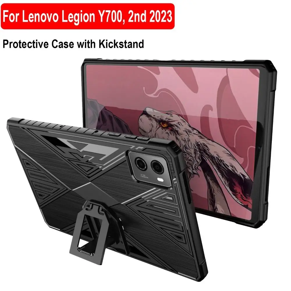 

Shockproof Tablet Case Soft TPU Protective Shell 8.8 inch Game Back Cover for Lenovo Legion Y700 2nd Gen 2023 2nd Generation