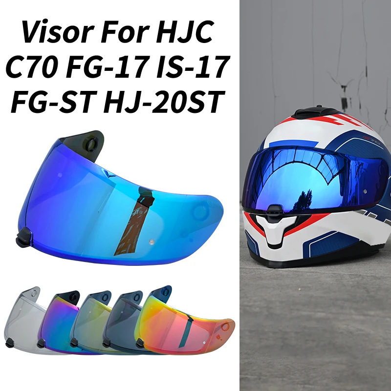 Protector de Casco HJ20M para HJC C70 IS-17 FG-17 FG-ST visera para Casco de motocicleta protección Uv Casco Moto Visera protector solar