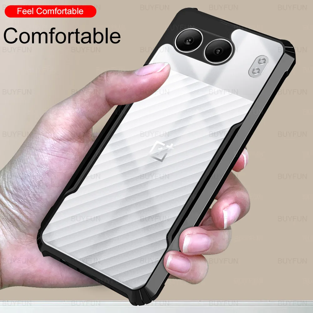 Premium Shockproof Clear Acrylic Phone Case - Protective Shell