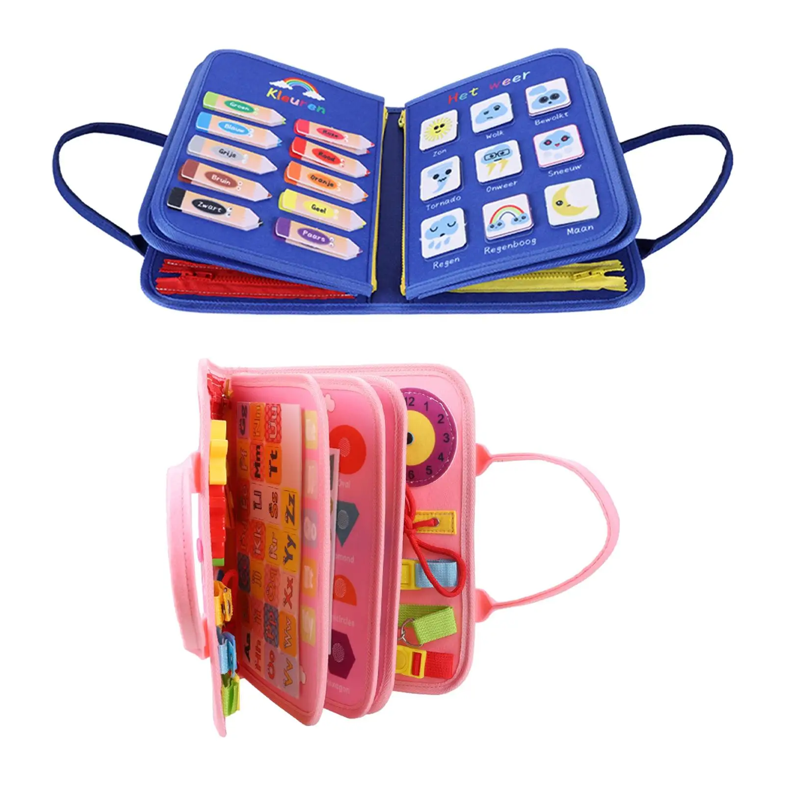 

Busy Board Montessori Toys Fine Motor Skills Preschool Learn to Dress Educational for Toddler Kids Children Birthday Gift