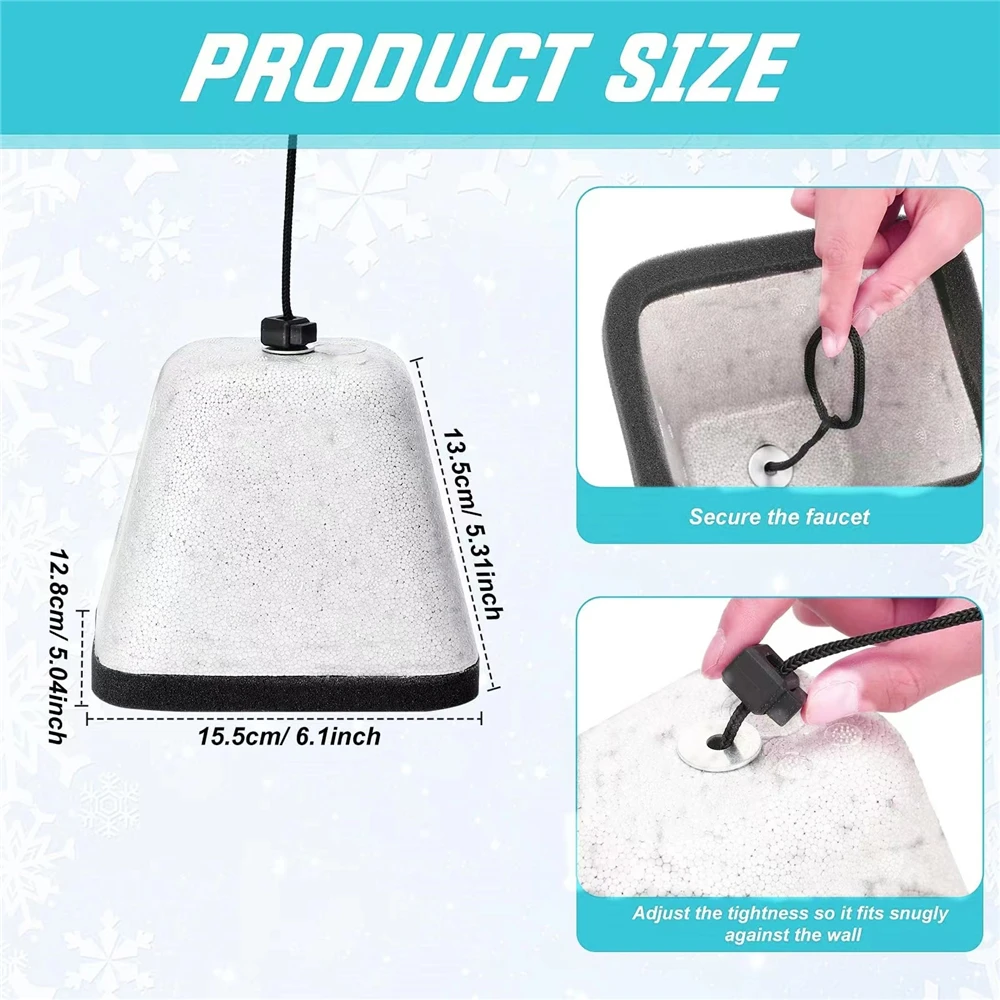Outdoor Faucet Cover for Winter Waterproof Freeze Protection