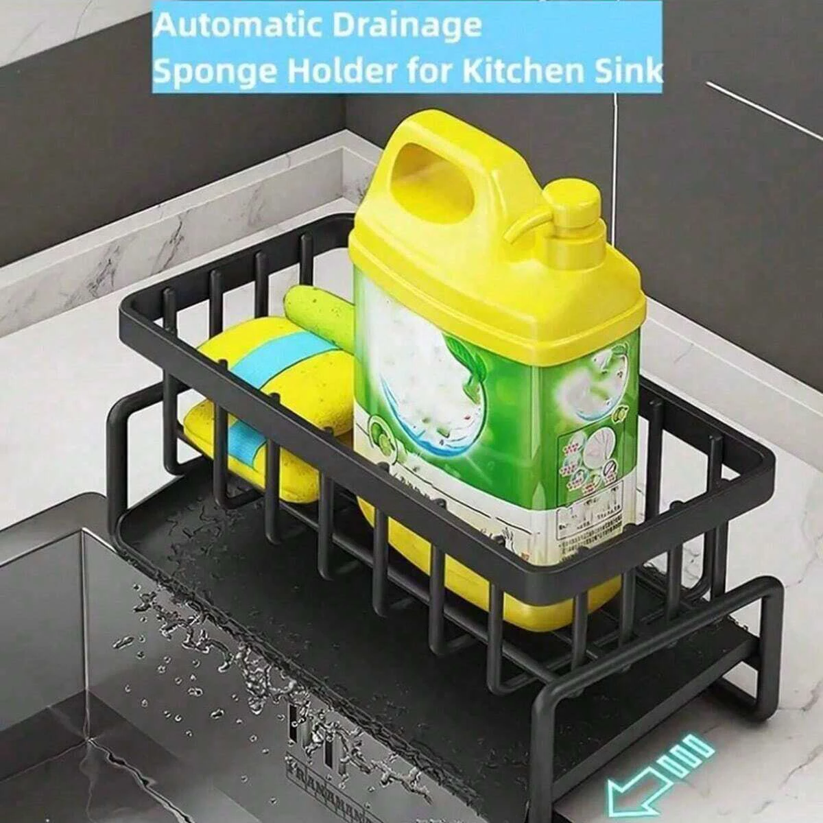 Kitchen Sink Drain Rack Organizer Plastic Self-draining Sink Shelf Soap Sponge Holder Dishcloth Towel Rack filter basket