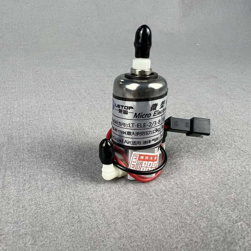 LETOP 챌린저 프린터용 스트레이트 벤드 잉크 솔레노이드 밸브, DC 5.5W, 24V, 무료 배송, 5 개