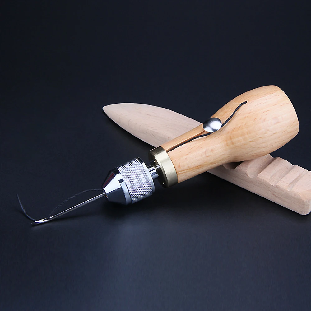Leather Sewing Awl Thread Kit Speedy Stitcher Hand Sewing Machine Tools Kit Leather Craft Stitching Shoemaker Canvas Repair