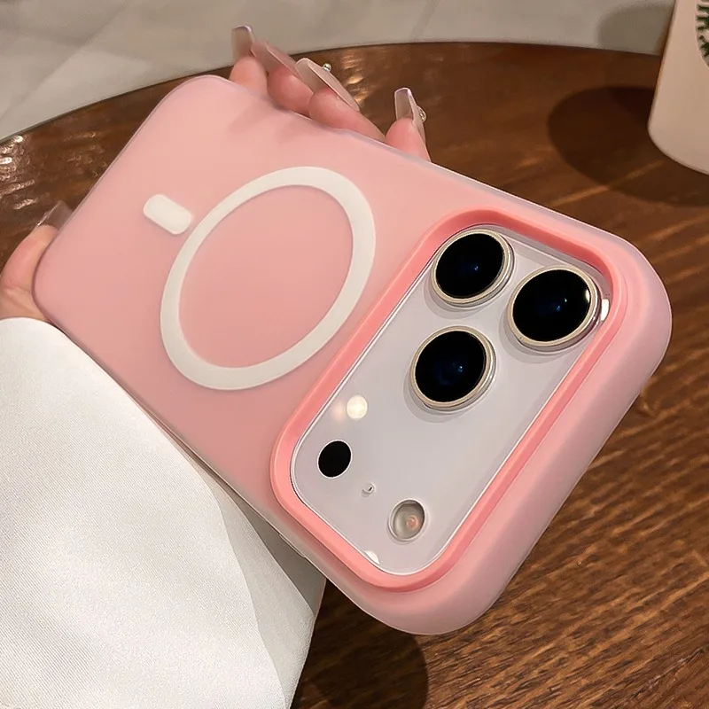 Jelly Candy Color Liquid Silicone Magsafe Phone Case - Cute and Durable Cover